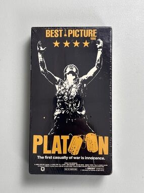 Sealed Platoon Hi-Fi VHS Movie Charlie Sheen Vietnam